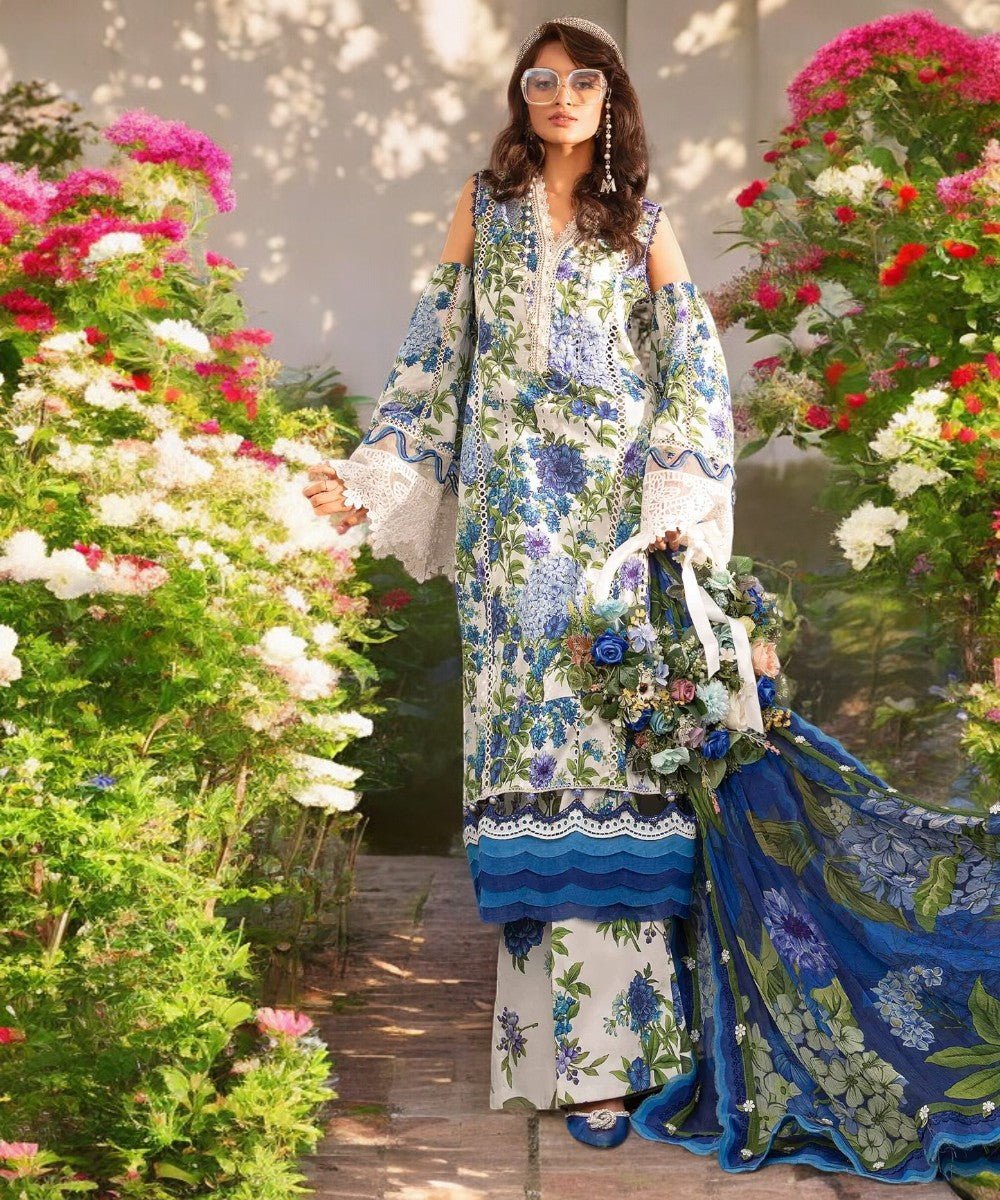 Maria B 3PCs embroidered Suit