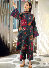 Baroque Digital Printed Lawn Suit (3 PC’s)