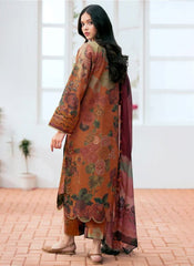 Embroidered Digital Print Baroque Lawn Suit (3 PC)