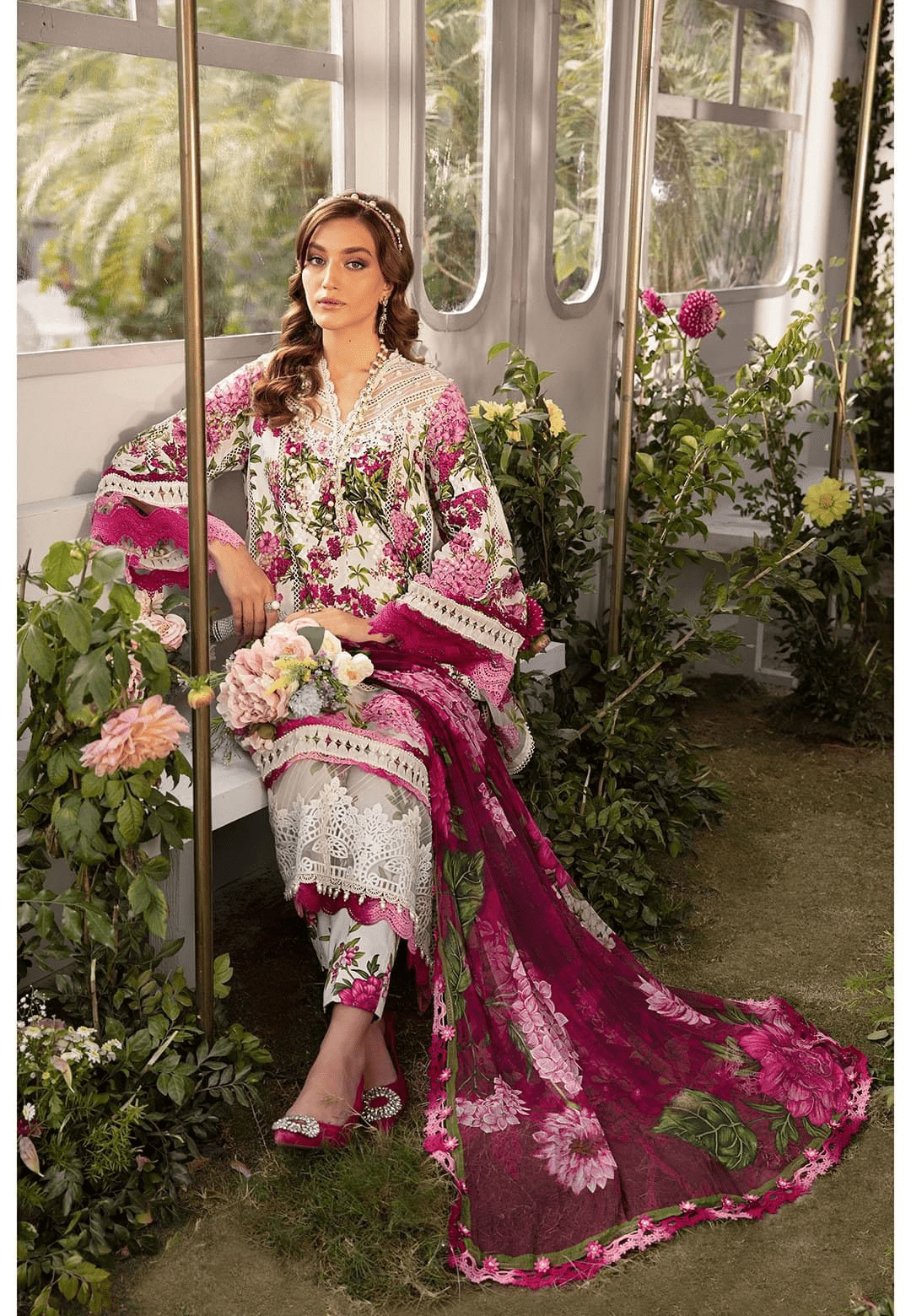 Maria B embroidered 3PCs Suit